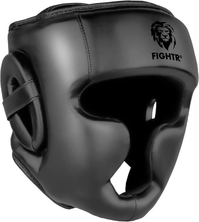 FIGHTR خوذة ملاكمة بأفضل ملاءمة | واقي خوذة ملاكمة للتدريب | حجم قابل للتعديل لـ MMA، موياي تاي، كيك بوكسينغ وفنون القتال - Image 1